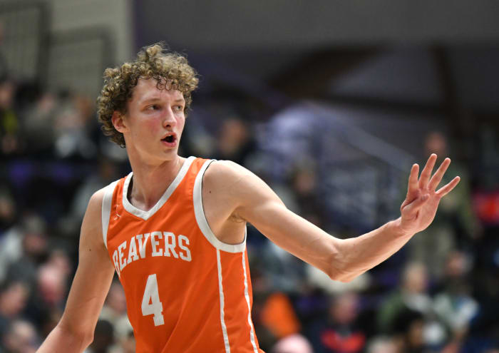 Beaverton Southridge 6A Oregon boys basketball quarterfinal 2024 Taylor Balkom 30